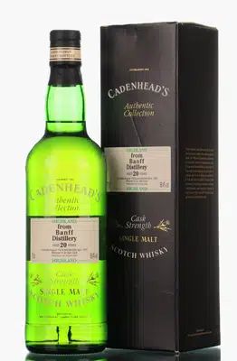 Banff 20 Years Old 1976 1997 Cadenheads Authentic Cask Strength Collection