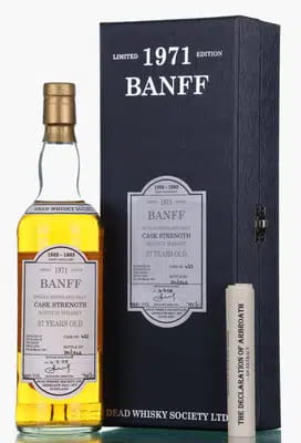 Banff 37 Years Old 1971 | Dead Whisky Society | Single Cask No.633 For Auction