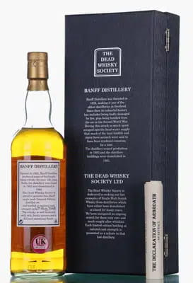 Banff 37 Years Old 1971 | Dead Whisky Society | Single Cask No.633 For Auction