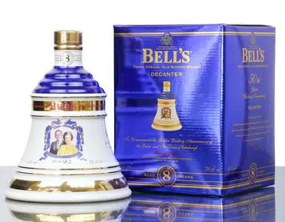 Bell's 8 Years Old Decanter | 50th Wedding Anniversary of the Queen & Duke of Edinburgh For Auction