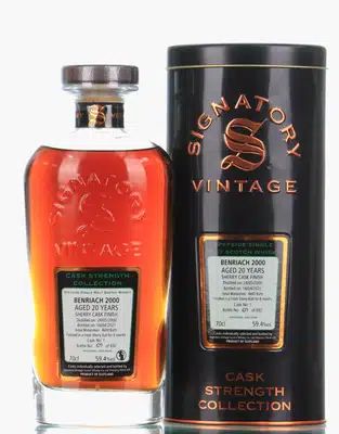 Benriach 20 Years Old 2000 2021 Signatory Vintage Cask Strength Collection