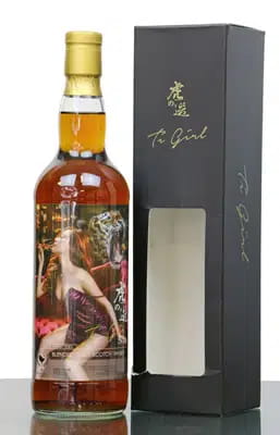Blended Malt 17 Years Old 2001 The Girl Tigers Choice Signed By Model Mona Ho
