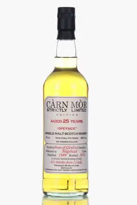 Braes of Glenlivet 25 Years Old 1989 Carn Mor Strictly Limited