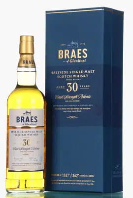 Braes of Glenlivet Braeval 30 Years Old Cask Strength Small Batch BG 002