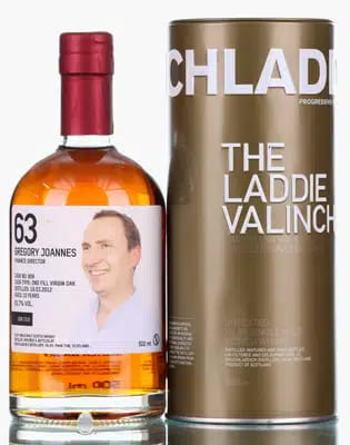 Bruichladdich 10 Years Old 2012 | The Laddie Valinch 63. Gregory Joannes (50cl) For Auction