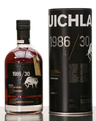 Bruichladdich 30 Years Old 1986 Rare Cask Series The Magnificent Seven