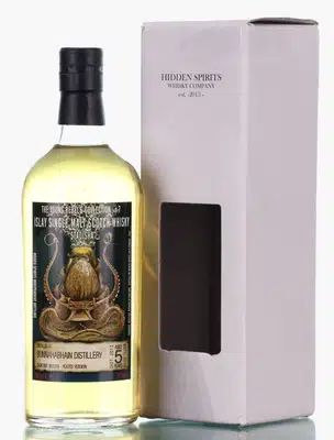 Bunnahabhain Staoisha 5 Years Old 2013 2018 Hidden Spirits The Young Rebels Collection No7