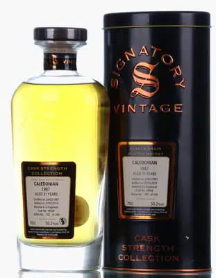 Caledonian 31 Years Old 1987 Signatory Vintage Cask Strength Collection