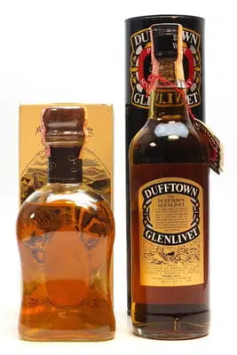 Cardhu 12 Years Old Pure Malt & Dufftown Glenlivet 8 Years Old Pure Malt For Auction