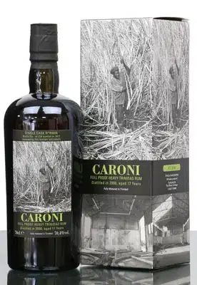 Caroni 17 Years Old 2000 Full Proof Heavy Trinidad Rum Single Cask NoR4008 TWE