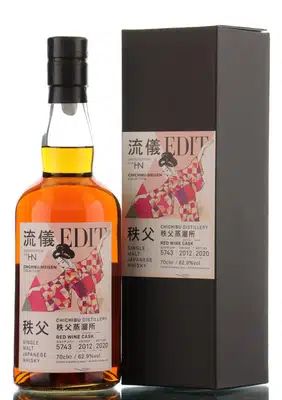 Chichibu 2012 2020 Fashion EDIT for Harvey Nichols Single Cask No5743 Red Wine Cask