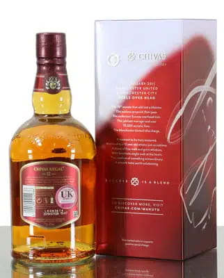 Chivas Regal 12 Years Old | Manchester United vs Manchester City 12th Feb 2011 Limited Edition For Auction