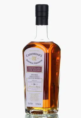 Dailuaine 16 Years Old 2009 2025 Cadenheads Amontillado Cask Matured Natural Strength