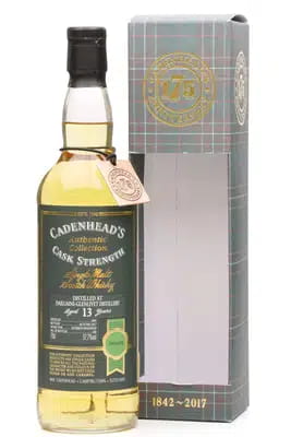 DailuaineGlenlivet 13 Years Old 2004 Cadenheads Authentic Cask Strength Collection