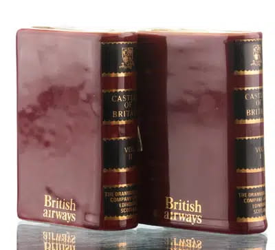 Drambuie Miniature Book Decanter | British Airways Castles of Britain Vol I&2 (2x5cl) For Auction