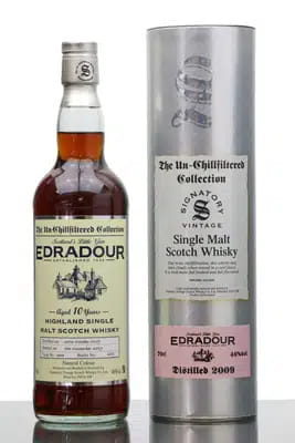 Edradour 10 Years 2009 | Signatory Vintage The Un-Chillfiltered Collection For Auction