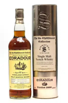 Edradour 10 Years Old 2000 | Signatory Vintage Un-Chillfiltered Collection For Auction