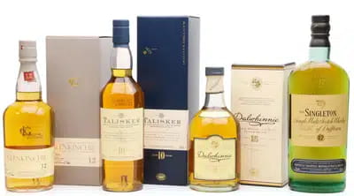 Flavour Map Mixed Case 4x70cl Inc Talisker Glenkinchie Dalwhinnie Singleton