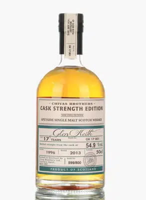 Glen Keith 17 Years Old 1996 Chivas Brothers Cask Strength Edition Batch 1 50cl