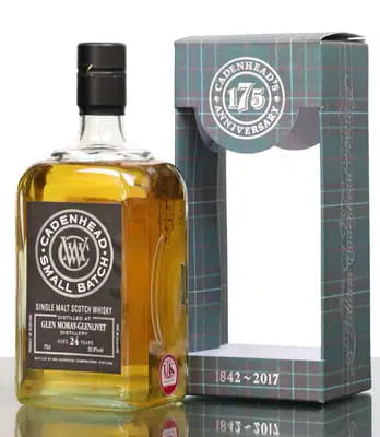 Glen Moray Glenlivet 24 Years Old 1992 Cadenheads Small Batch 175th Anniversary