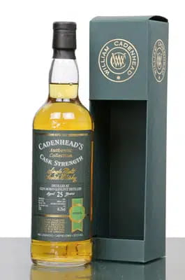 Glen Moray | Glenlivet 25 Years Old 1992 - Cadenhead's Authentic Collection For Auction
