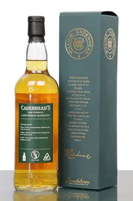 Glen Moray | Glenlivet 25 Years Old 1992 - Cadenhead's Authentic Collection For Auction