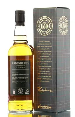 Glen Scotia 25 Years Old 1992 | Cadenhead's Authentic Cask Strength Collection 175th Anniversary For Auction
