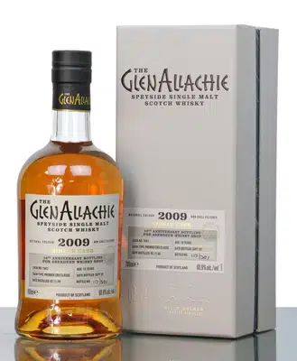 Glenallachie 10 Years Old 2009 Single Cask No1043 Aberdeen Whisky Shop