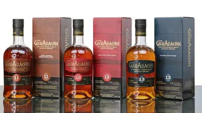Glenallachie 11 12 13 Year Old Wood Finish Series 3x70cl