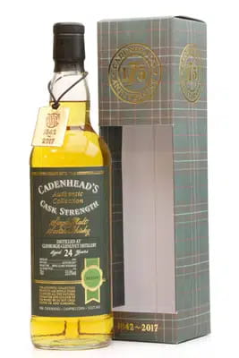 Glenburgie Glenlivet 24 Years old 1993 Cadenheads Authentic Collection Cask Strength