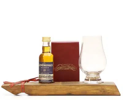 Glendronach 18 Years Old Allardice Miniature, Decorative Stand With Nosing Glass For Auction