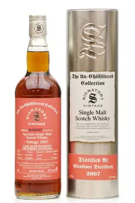 Glenlivet 10 Year Old 2007 Signatory Vintage