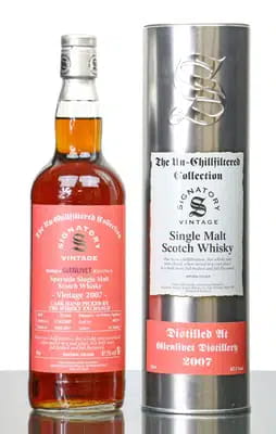Glenlivet 10 Years Old 2007 | Signatory Vintage The Un-Chillfiltered Collection For Auction