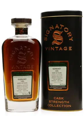 Glenlivet 20 Year Old 1995 Signatory Cask Strength