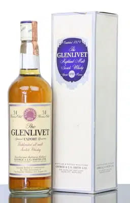 Glenlivet 34 Years Old Special Export Reserve | 150th Anniversary (70 Proof) For Auction