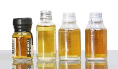 Hibiki 17, 21, Hakushu 12 & 18 Years Old | Japanese Sample Miniatures (4x 3cl) For Auction