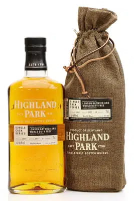 Highland Park 12 Years Old 2005 Single Cask | London Gatwick & World Duty Free For Auction