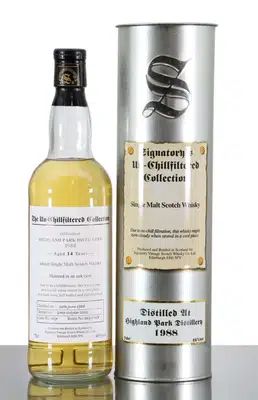 Highland Park 14 Year Old 1988 Signatory Vintage 75cl