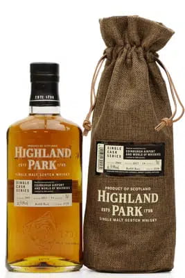 Highland Park 14 Years Old 2003 Single Cask | Edinburgh Airport & World of Whiskies For Auction