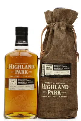 Highland Park 14 Years Old 2003 Single Cask | Edinburgh Airport & World of Whiskies For Auction