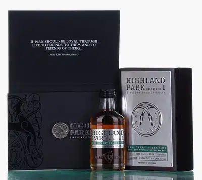 Highland Park 20 Years Old 1998 Discovery Selection Release No 1 Incl Pin Badge