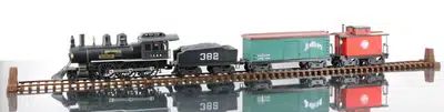 Jim Beam 8 Years Old Casey Jones Train Set Decanters Accessories 3x375cl
