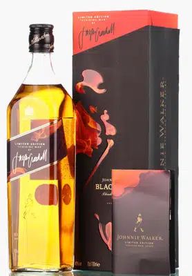 Johnnie Walker 12 Years Old Black Label Striding Man by Jasper Goodall
