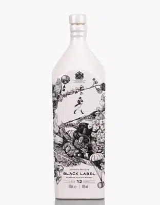Johnnie Walker Black Label 12 Years Old By Nouch | Air Ink Bottle for Life For Auction