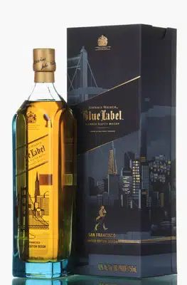 Johnnie Walker Blue Label San Francisco Limited Edition Design