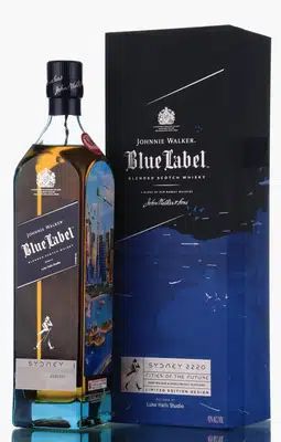 Johnnie Walker Blue Label Sydney 2220 Cities of the Future Bottle No1 75cl