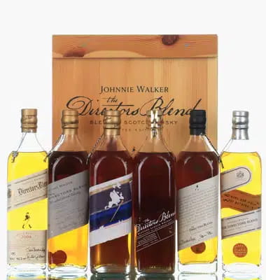 Johnnie Walker Directors Blend 2008-2013 | Full Collection & Wooden case (6x70cl) For Auction