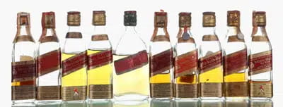 Johnnie Walker Red Label Miniatures | Incl UK & US Circa-1930s (x10) For Auction