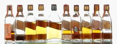 Johnnie Walker Red Label Miniatures | Incl UK & US Circa-1930s (x10) For Auction