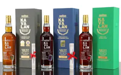 Kavalan Solist Series Lunar New Year 2023 Wealth Prestige Patriot 3x70cl